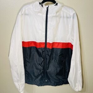 SP Active Windbreaker‎ Light Active Jacket Hiking Camping Black White Red Size L